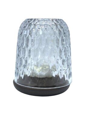 Hermes Saint Louis Folia Candle Holder PM Wood Glass